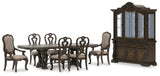 Maylee Extendable Dining Table and 6 Chairs with Storage