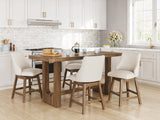 Cabalynn Counter Height Dining Table and 4 Barstools