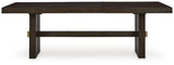 Burkhaus Extendable Dining Table and 8 Chairs with Storage