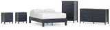Simmenfort Platform Bed, Dresser, Chest and 2 Nightstands