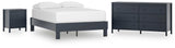 Simmenfort Platform Bed, Dresser and Nightstand