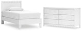 Hallityn Panel Platform Bed and Dresser