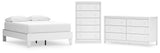 Hallityn Platform Bed, Dresser and Chest