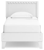 Hallityn Panel Platform Bed and Nightstand