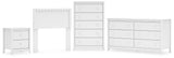 Hallityn Panel Headboard, Dresser, Chest and Nightstand