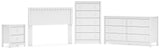 Hallityn Panel Headboard, Dresser, Chest and Nightstand