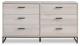 Socalle Panel Platform Bed with Dresser and Nightstand