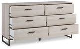 Socalle Panel Platform Bed with Dresser and Nightstand