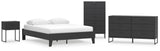 Socalle Platform Bed, Dresser, Chest and Nightstand