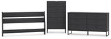 Socalle Panel Headboard, Dresser and Chest