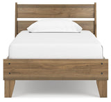 Deanlow Platform Panel Bed and Nightstand