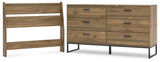 Deanlow Panel Headboard and Dresser