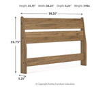 Deanlow Panel Headboard and 2 Nightstands