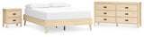 Cabinella Platform Bed, Dresser and Nightstand