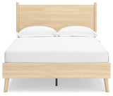 Cabinella Platform Panel Bed and 2 Nightstands