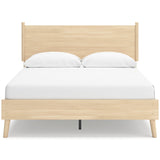 Cabinella Platform Panel Bed and 2 Nightstands