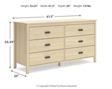 Cabinella Panel Headboard, Dresser and Nightstand