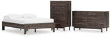 Calverson Platform Bed, Dresser and Chest