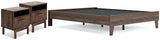 Calverson Platform Bed with 2 Nightstands