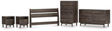 Calverson Panel Headboard, Dresser, Chest and 2 Nightstands