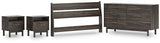 Calverson Panel Headboard, Dresser and 2 Nightstands