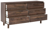 Calverson Panel Platform Bed with Dresser and Nightstand