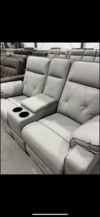 New Thomas Payne 80” Sofa Sleeper with 66” Dual Recliner with Cdnter Console