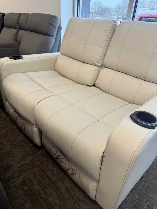 58” Power Dual Recliner with Heat/Massage/Lights