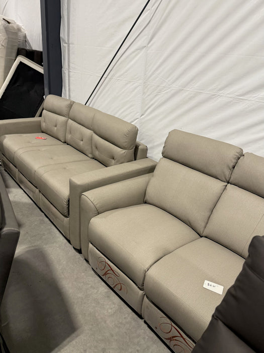 **Matching Set** 79” Trifold Sofa Sleeper and 57” Manual Dual Recliner