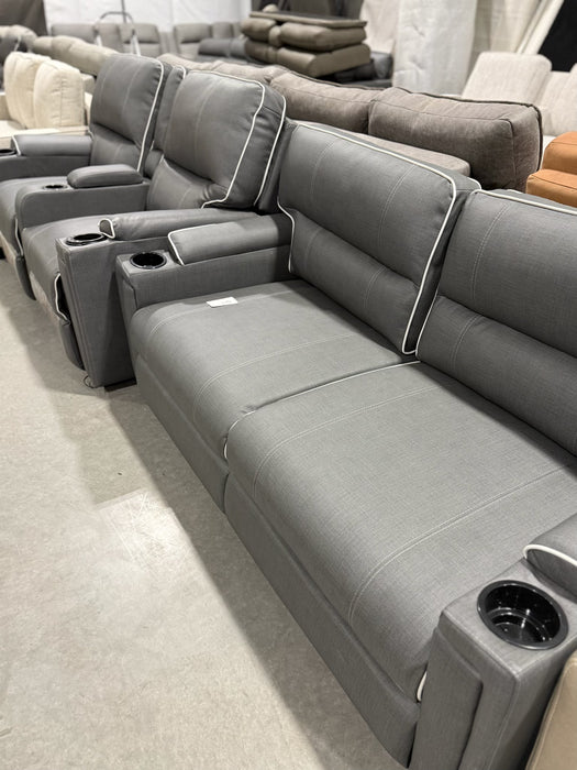 **Matching Set** 60” Manual Dual Recliner with Heat/Massage/USB and a 63” Trifold Sofa Sleeper