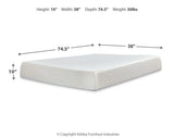 10 Inch Chime Memory Foam Mattress in a Box