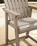 Seacliff Beach Outdoor Counter Height Dining Table and 4 Barstools