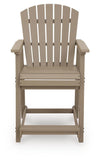 Seacliff Beach Outdoor Counter Height Bar Stool (Set of 2)
