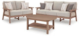 Grover Beach Outdoor Sofa and Loveseat with Coffee Table
