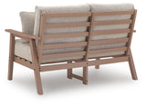 Grover Beach Outdoor Sofa and Loveseat with Coffee Table