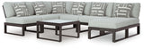 Beachloft 8-Piece Sectional with Ottoman and Coffee Table