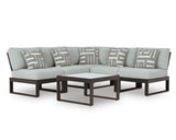 Beachloft 5-Piece Outdoor Sectional with Coffee Table