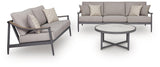 Ocean Beach Outdoor Sofa and Loveseat with Coffee Table