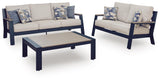 East Beach Outdoor Sofa and Loveseat with Coffee Table