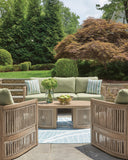 Serena Shores Outdoor Sofa and 2 Chairs with Coffee Table
