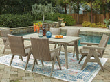 Cliff Trails Outdoor Dining Table and 6 Chairs