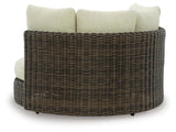 Kimora Outdoor Swivel Lounge Chair with Cushion