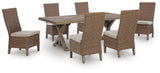 Laguna Heights Outdoor Dining Table and 6 Chairs