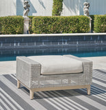 Seton Creek Outdoor Ottoman with Cushion