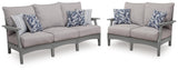 Cove Beach Outdoor Sofa and Loveseat