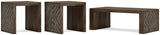 Dreggan Coffee Table with 2 End Tables