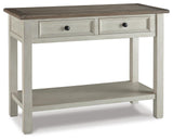 Bolanburg Coffee Table and 2 Chairside End Tables with Console