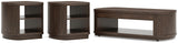 Korestone Coffee Table with 2 End Tables