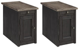 Tyler Creek 2 End Tables with USB Charging