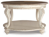 Realyn Coffee Table, 2 Ends and Console